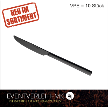 Menümesser 18/10 - Vintage/Schwarz